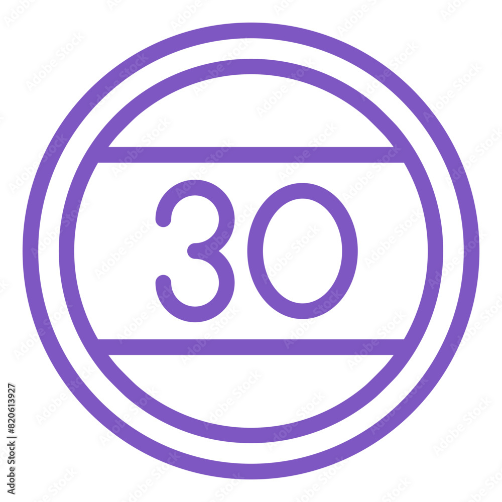 Speed limit Vector Icon Design Illustration Speed limit Vector Icon Design Illustration