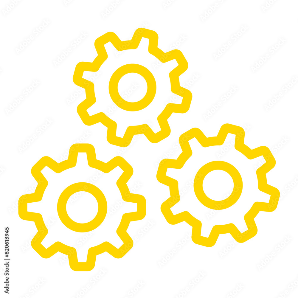 Cogwheel Vector Icon Design Illustration