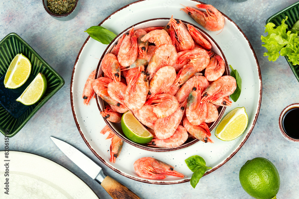 Raw shrimps prawns, fresh prawns seafood. Raw shrimps prawns, fresh prawns seafood.