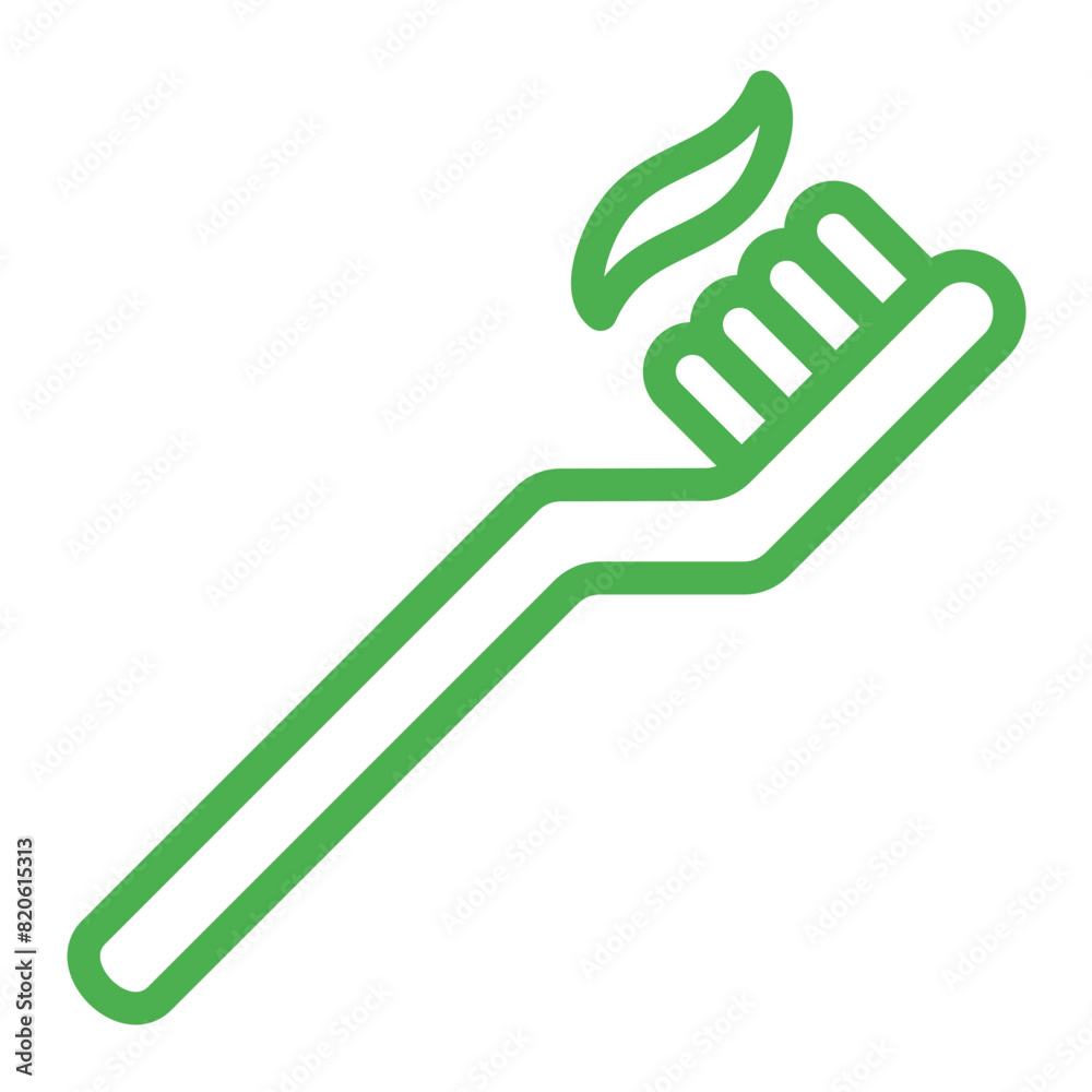 Toothbrush Vector Icon Design Illustration Toothbrush Vector Icon Design Illustration