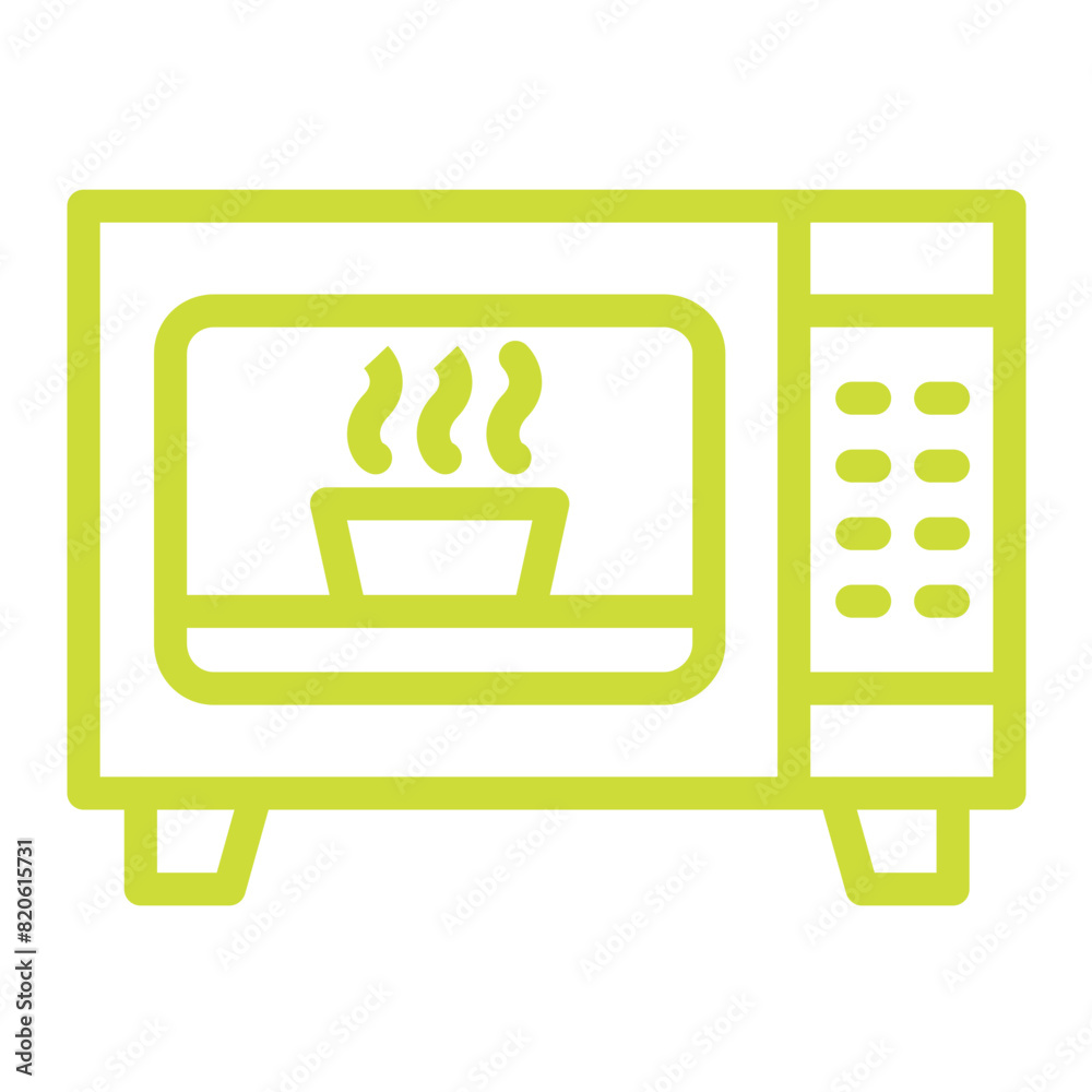 Microwave Vector Icon Design Illustration Microwave Vector Icon Design Illustration