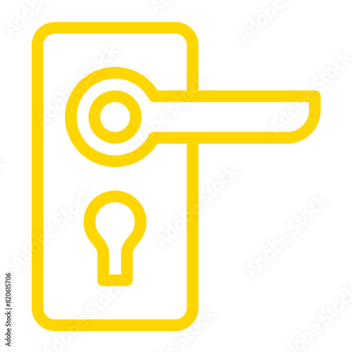 Door handle Vector Icon Design Illustration