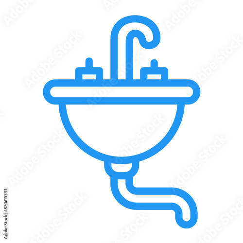Sink Vector Icon Design Illustration
