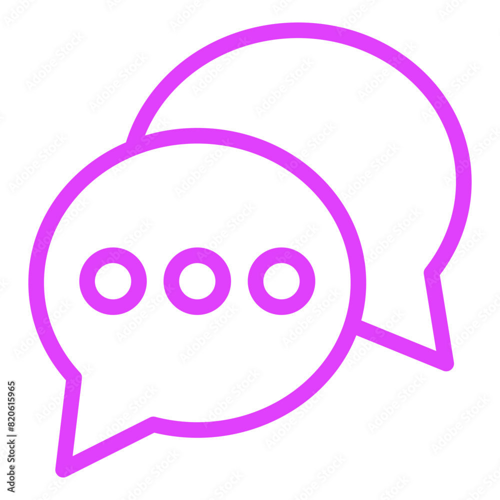 Chat Vector Icon Design Illustration Chat Vector Icon Design Illustration