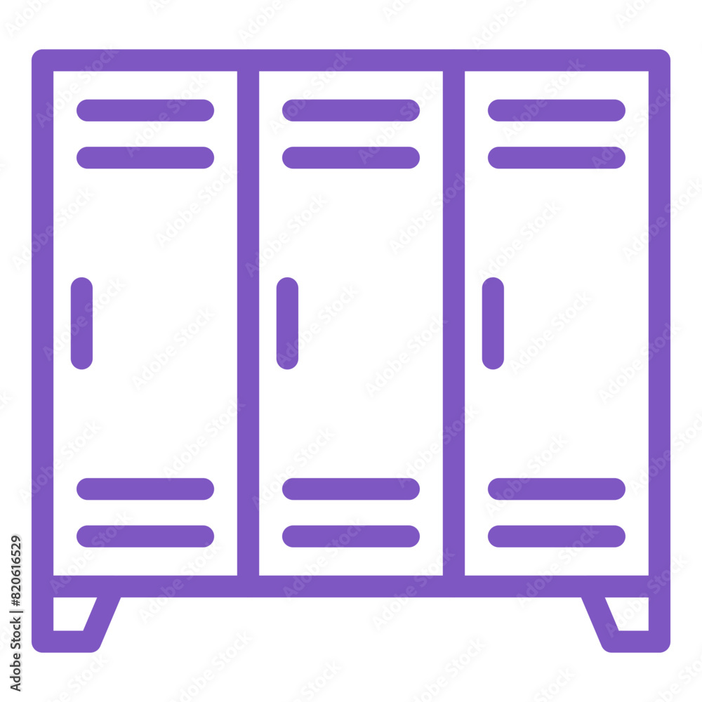 Lockers Vector Icon Design Illustration Lockers Vector Icon Design Illustration