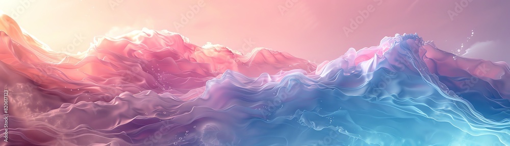 Ocean currents in pastel hues, digital art, dynamic, smooth Ocean currents in pastel hues, digital art, dynamic, smooth