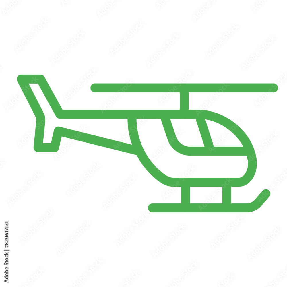 Helicopter Vector Icon Design Illustration