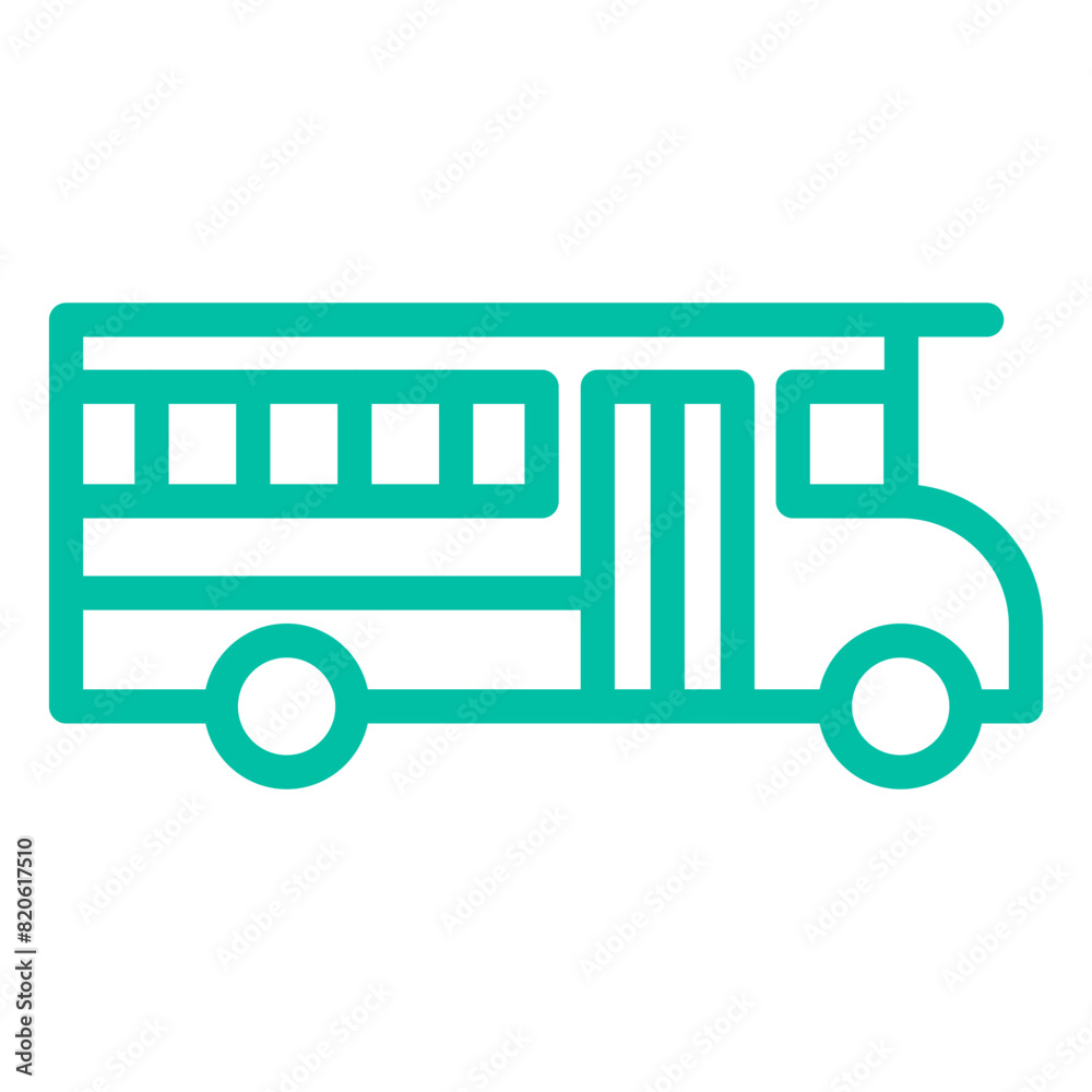 School Bus Vector Icon Design Illustration School Bus Vector Icon Design Illustration