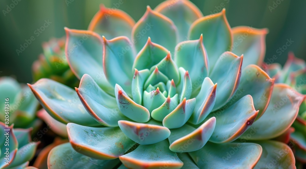 A close-up image of a green succulent plant within a classic terracotta pot, focused with a blurred background A close-up image of a green succulent plant within a classic terracotta pot, focused with a blurred background