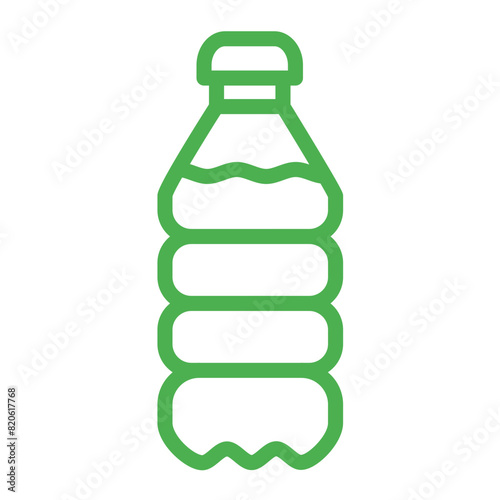 Plastic bottle Vector Icon Design Illustration