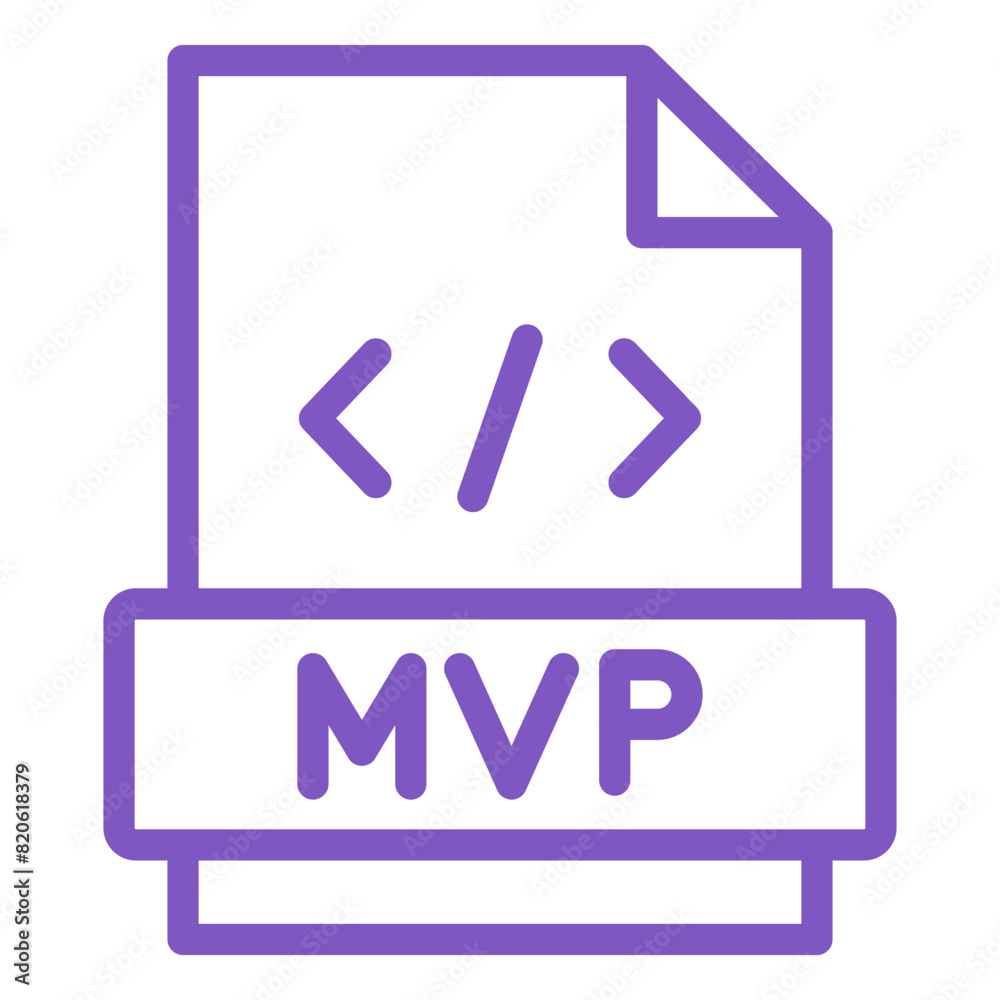 MVP Vector Icon Design Illustration MVP Vector Icon Design Illustration
