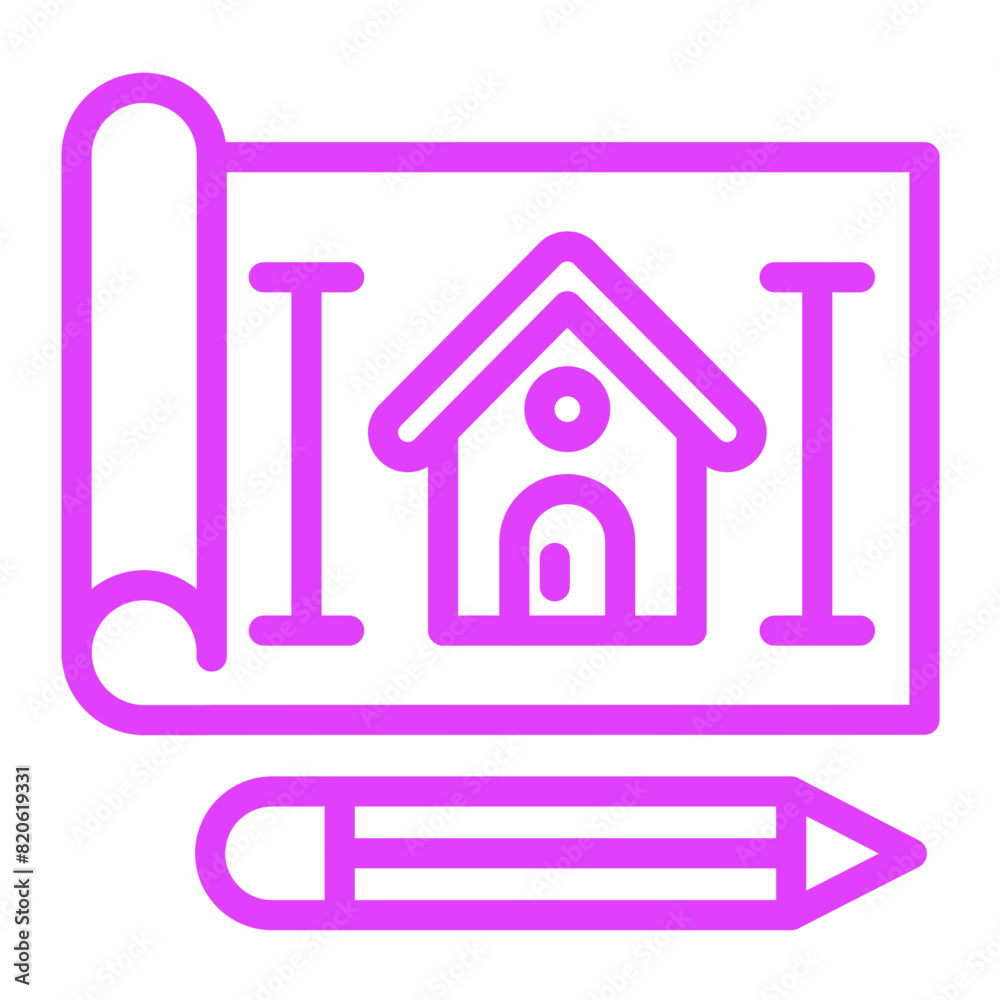 House plan Vector Icon Design Illustration House plan Vector Icon Design Illustration