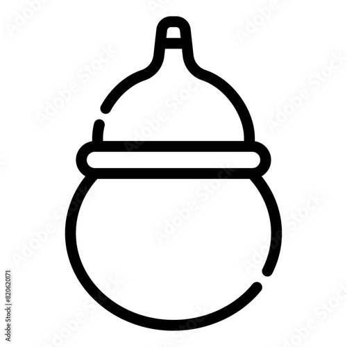 Calabash Icon in Line Style