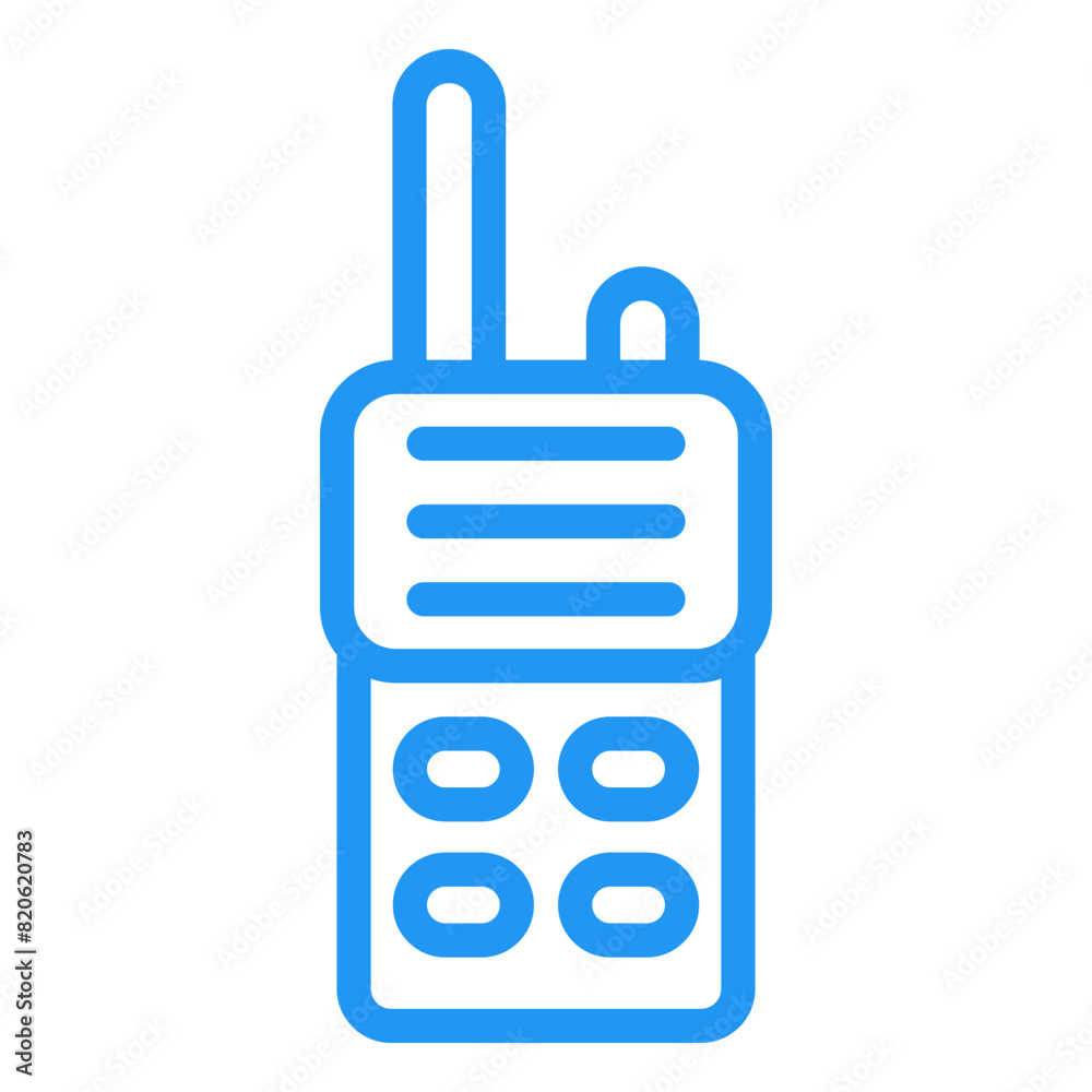 Walkie talkie Vector Icon Design Illustration Walkie talkie Vector Icon Design Illustration