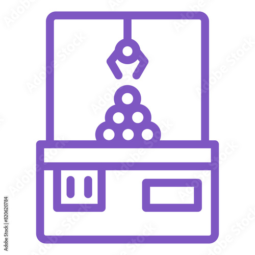 Crane machine Vector Icon Design Illustration