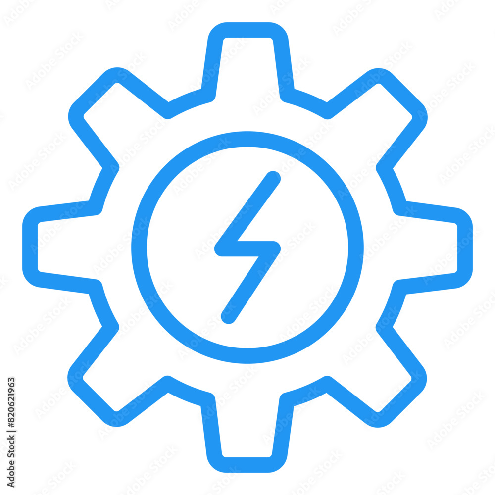 Electric gear Vector Icon Design Illustration Electric gear Vector Icon Design Illustration