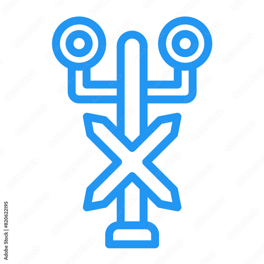 Fototapeta premium Traffic signal Vector Icon Design Illustration