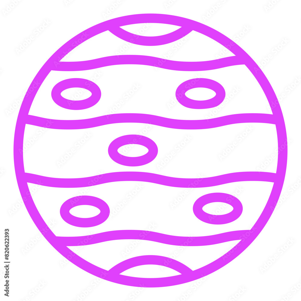 Jupiter Vector Icon Design Illustration Jupiter Vector Icon Design Illustration