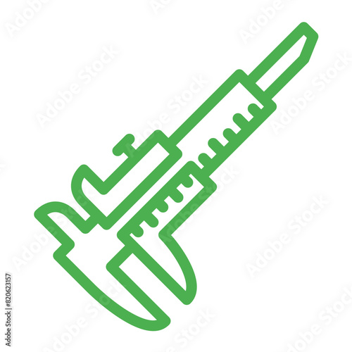 Caliper Vector Icon Design Illustration