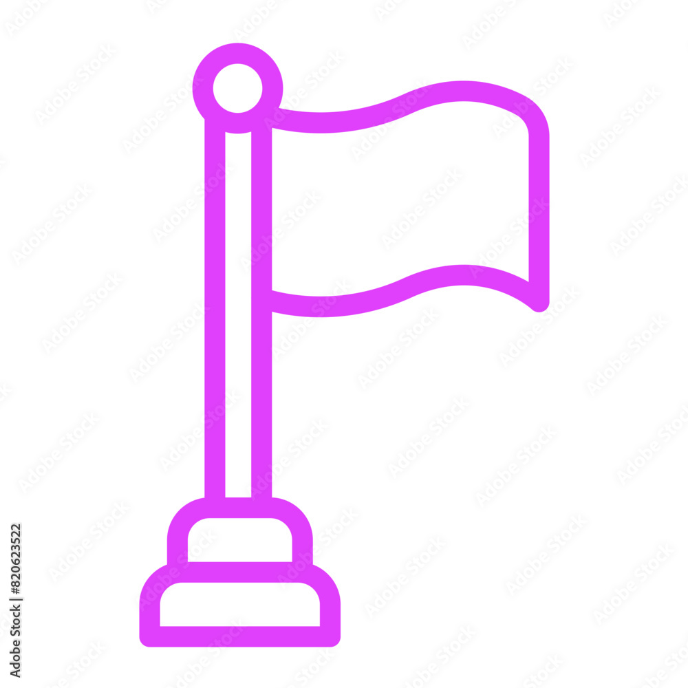 Flag Vector Icon Design Illustration Flag Vector Icon Design Illustration