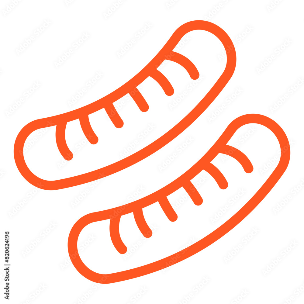 Sausage Vector Icon Design Illustration