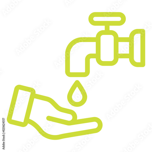 Wudhu Vector Icon Design Illustration