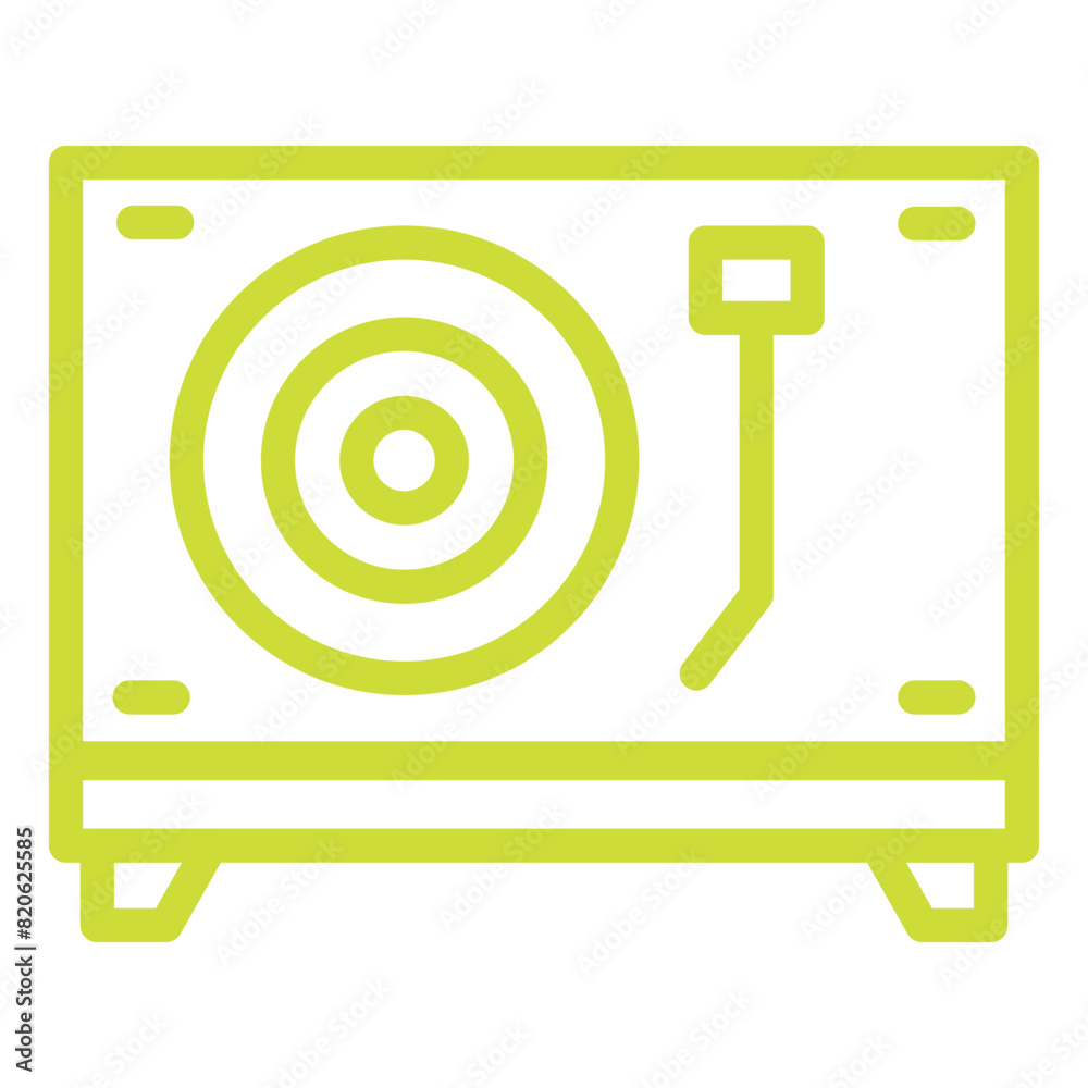 Turntable Vector Icon Design Illustration Turntable Vector Icon Design Illustration