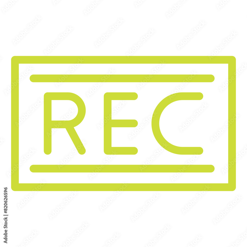 Record Vector Icon Design Illustration Record Vector Icon Design Illustration