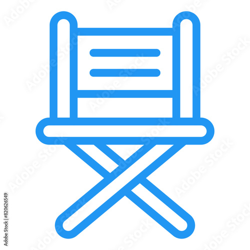 Director chair Vector Icon Design Illustration