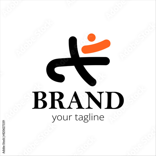 fitness logo design, sport brand logo concept