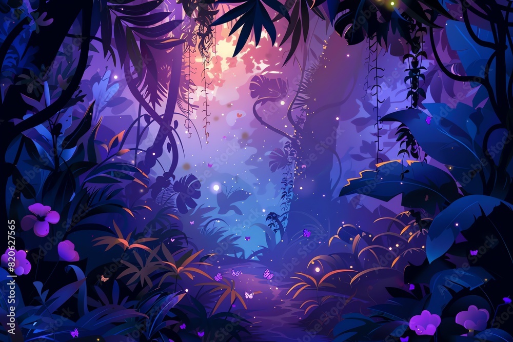 Jungle Fantasy scene Jungle Fantasy scene