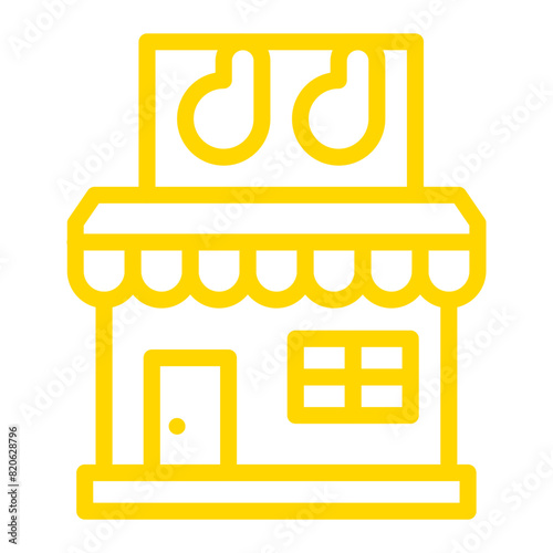 Meat shop Vector Icon Design Illustration