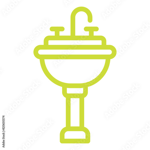 Sink Vector Icon Design Illustration