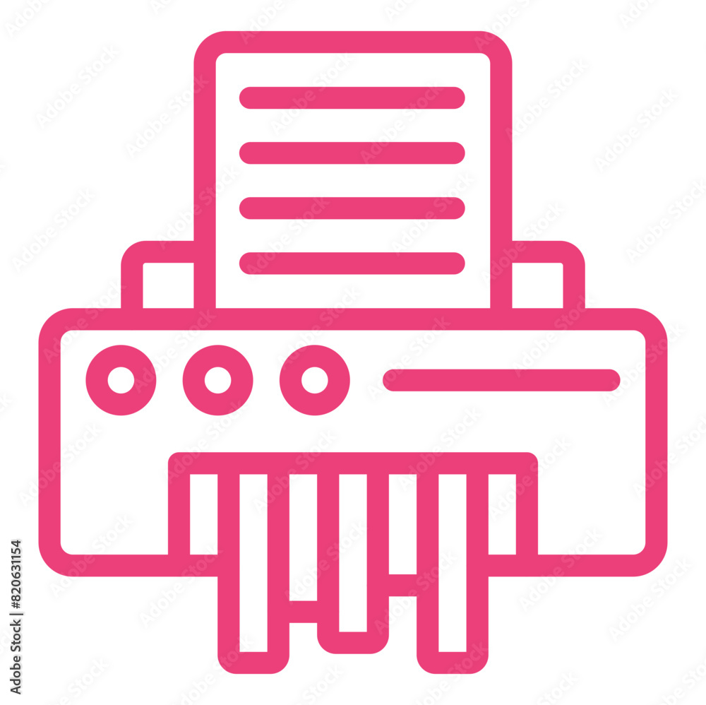 Paper Shredder Vector Icon Design Illustration Paper Shredder Vector Icon Design Illustration