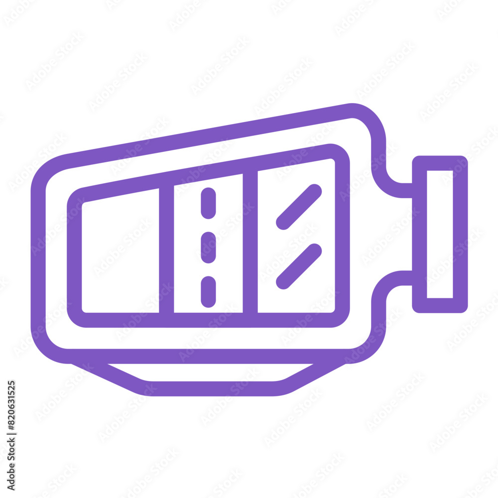 Side mirror Vector Icon Design Illustration Side mirror Vector Icon Design Illustration