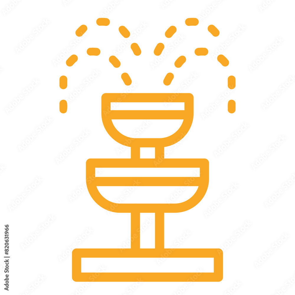 Fountain Vector Icon Design Illustration Fountain Vector Icon Design Illustration