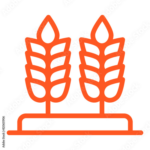 Wheat Vector Icon Design Illustration