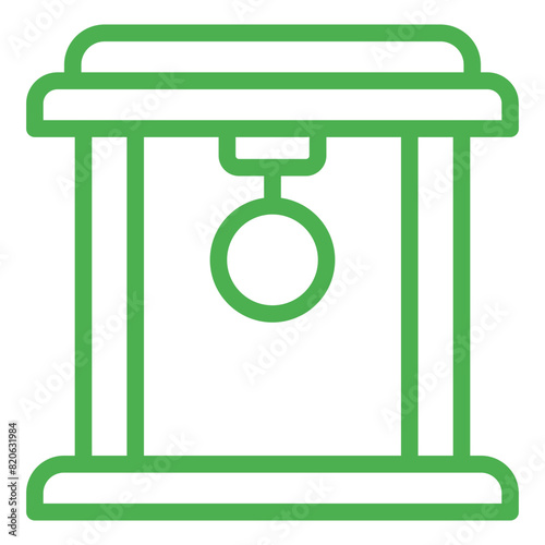 Torii Gate Vector Icon Design Illustration