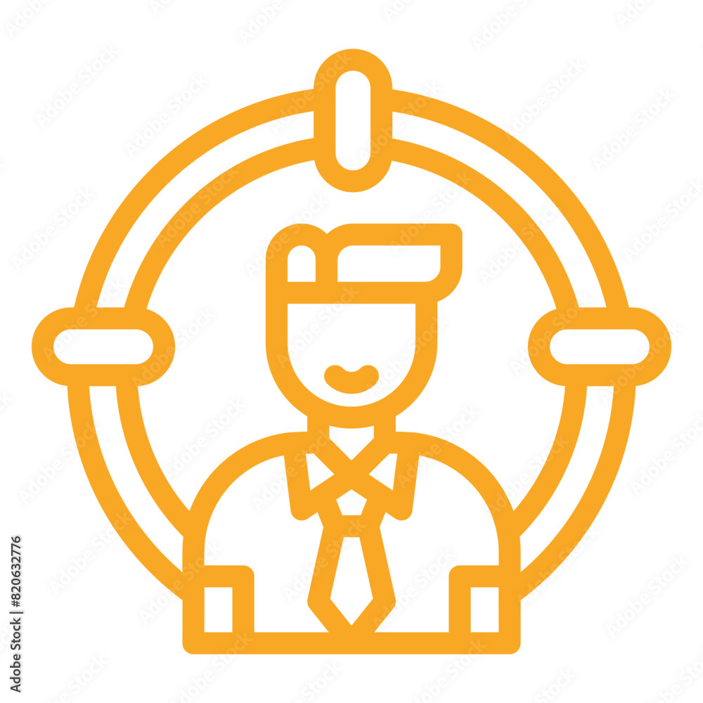 Head Hunting Vector Icon Design Illustration Head Hunting Vector Icon Design Illustration