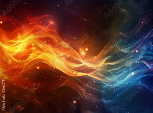 Fire and Ice Abstract  Cosmic Duality