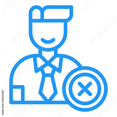 Reject Vector Icon Design Illustration