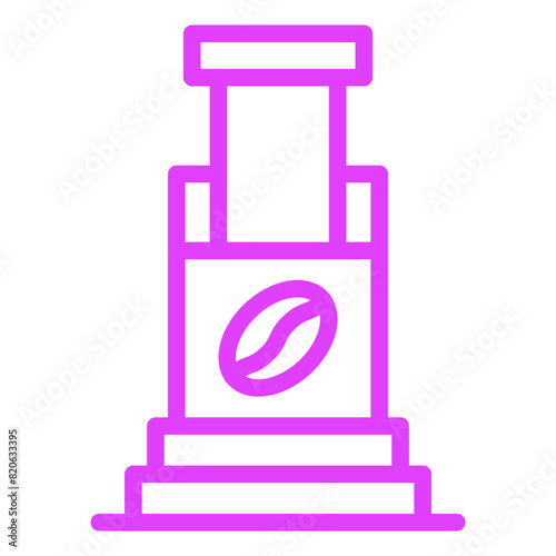 Aeropress Vector Icon Design Illustration