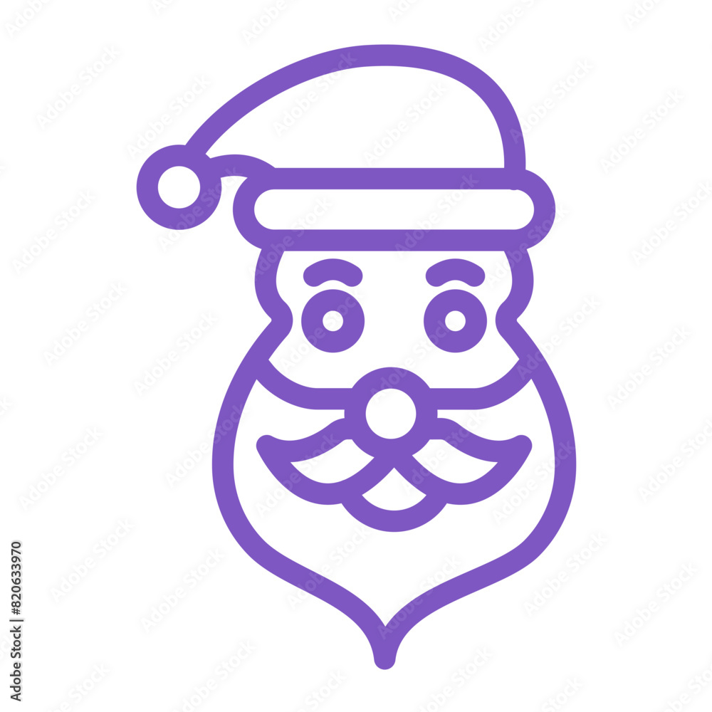 Santa claus Vector Icon Design Illustration Santa claus Vector Icon Design Illustration