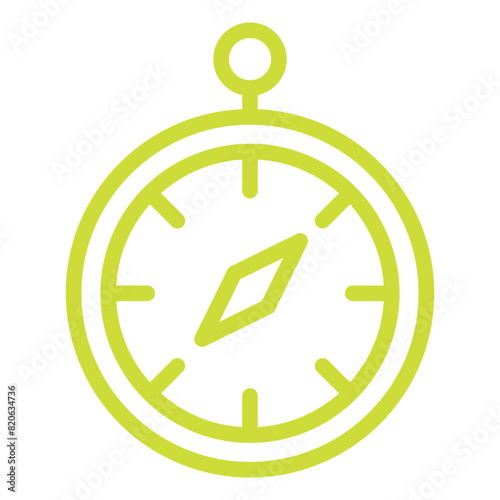 Chronometer Vector Icon Design Illustration