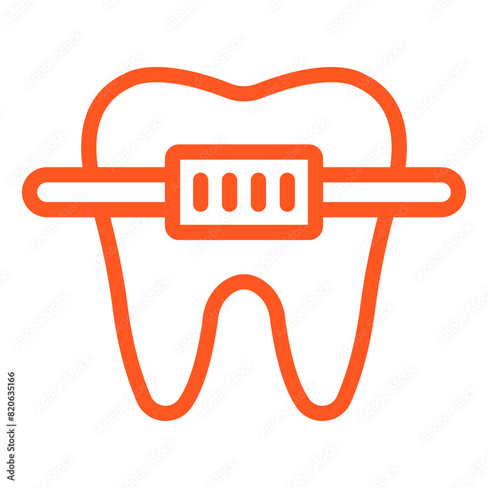 Braces Vector Icon Design Illustration Braces Vector Icon Design Illustration