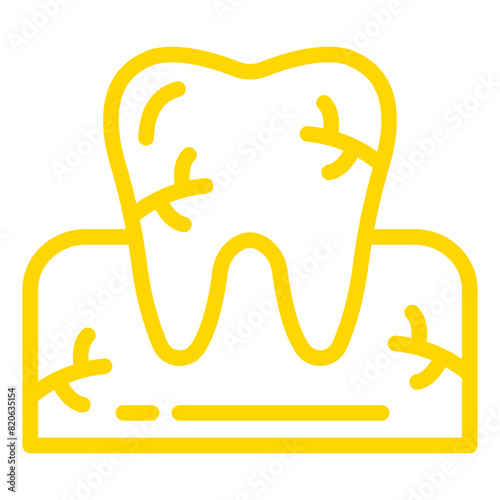 Toothache Vector Icon Design Illustration