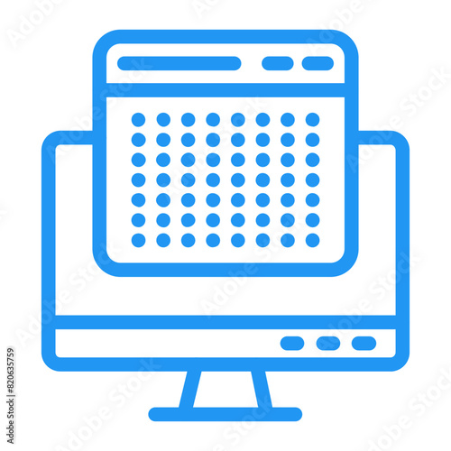 Dots Vector Icon Design Illustration