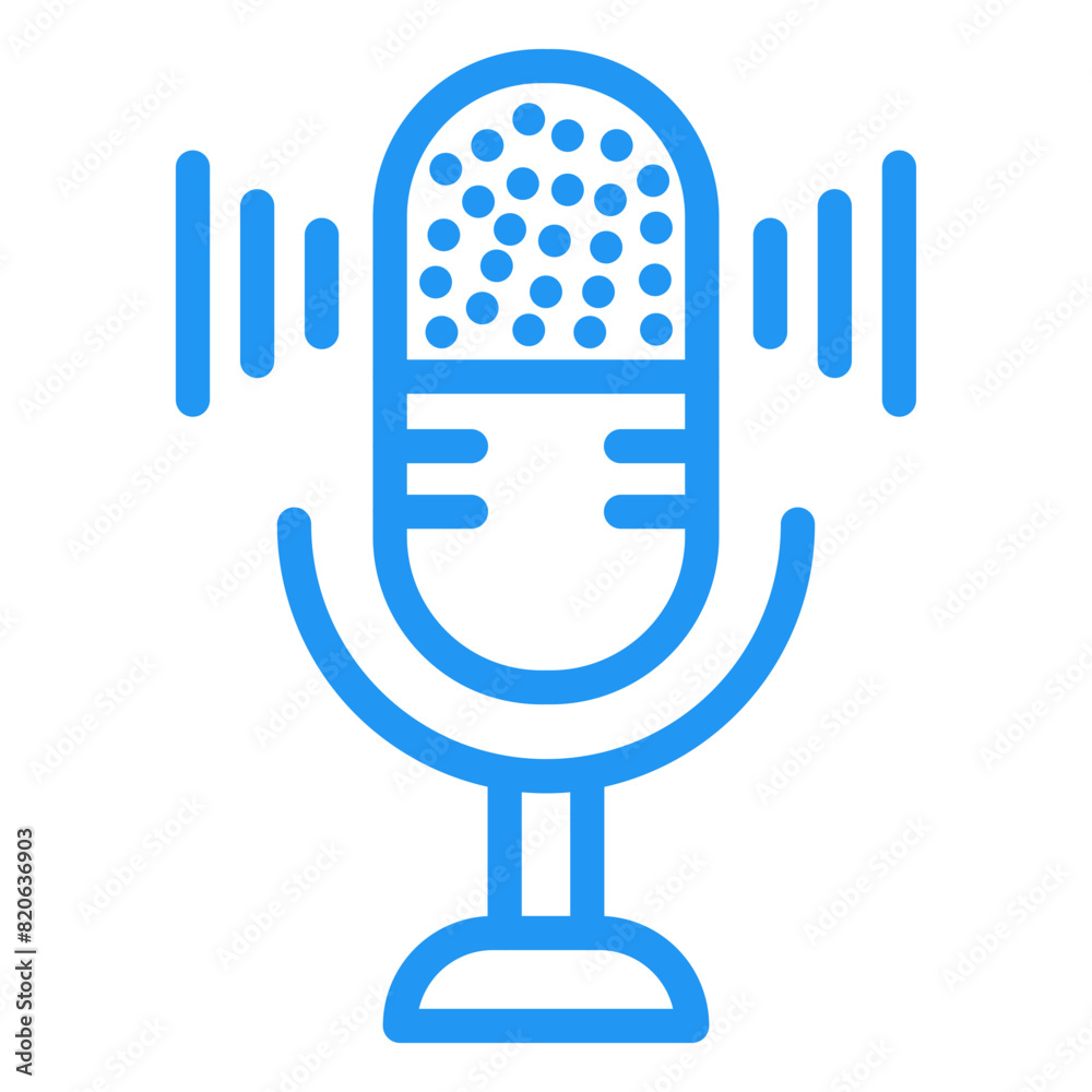 Microphone Vector Icon Design Illustration Microphone Vector Icon Design Illustration