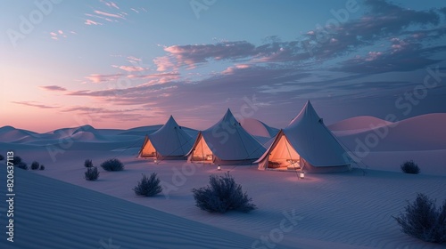 Luxury Desert Camping  Glamping Tents in the Middle East