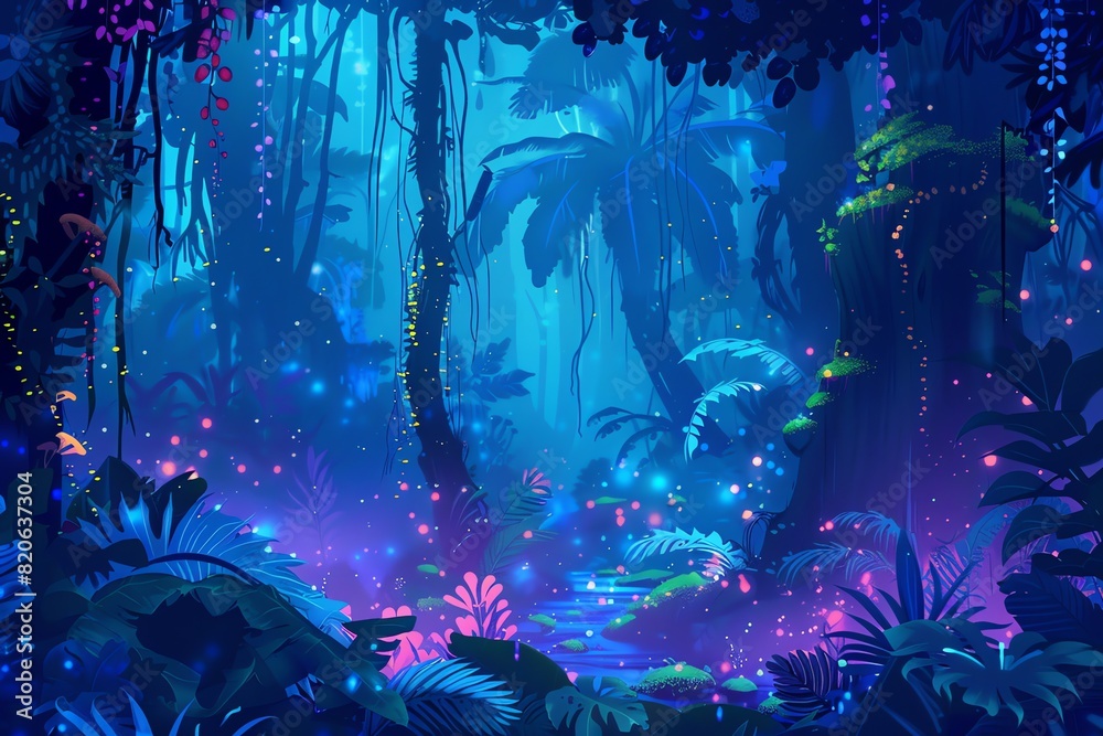 Obraz premium Jungle Fantasy scene